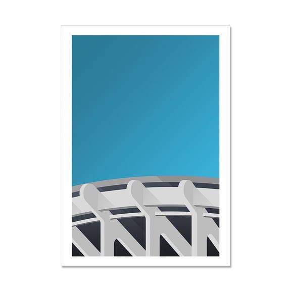 Washington Nationals RFK Stadium 24" x 32" Minimalist Art Print