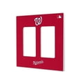 thumbnail image 1 of Washington Nationals Solid Double Rocker Light Switch Plate, 1 of 4