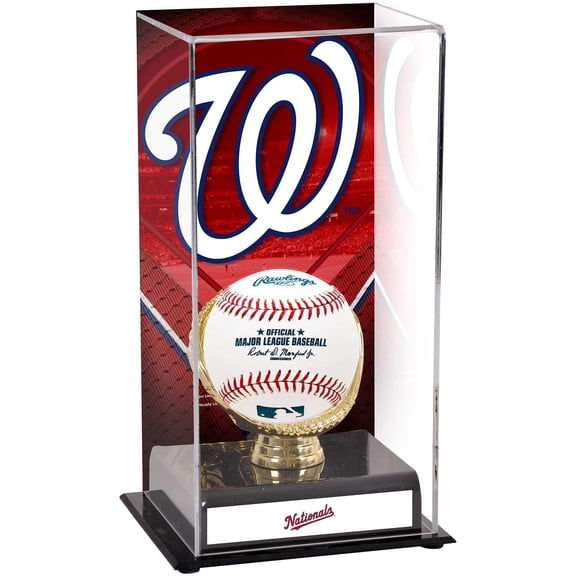 Washington Nationals Sublimated Display Case with Image