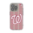 thumbnail image 1 of Washington Nationals Text Backdrop Clear iPhone Case, 1 of 7