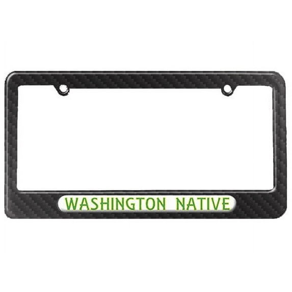 Washington Native - State Pride License Plate Frame