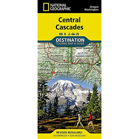 Pre-Owned Washington & Oregon Map: Destination Map (National Geographic Destination Map) Paperback