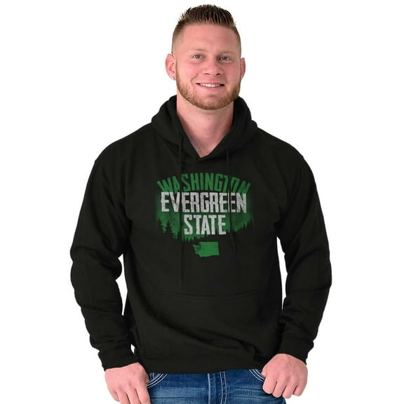 Washington Pacific Evergreen State Hoodie Sweatshirt Women Men Brisco Brands S