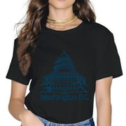 Washington Palace Printed Graphic Casual T-Shirt
