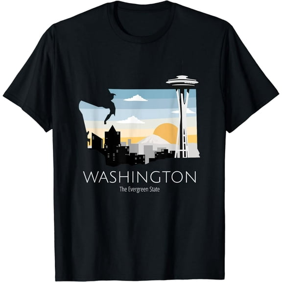 Washington Proud State Motto The Evergreen State T-Shirt