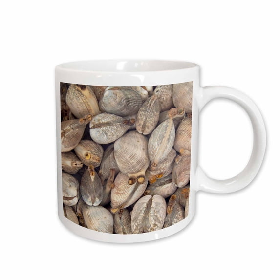 3drose, Washington, Puget Sound, Manila Clams, Marine Life - Us48 Bja0324 - Jaynes Gallery, 15oz Mug