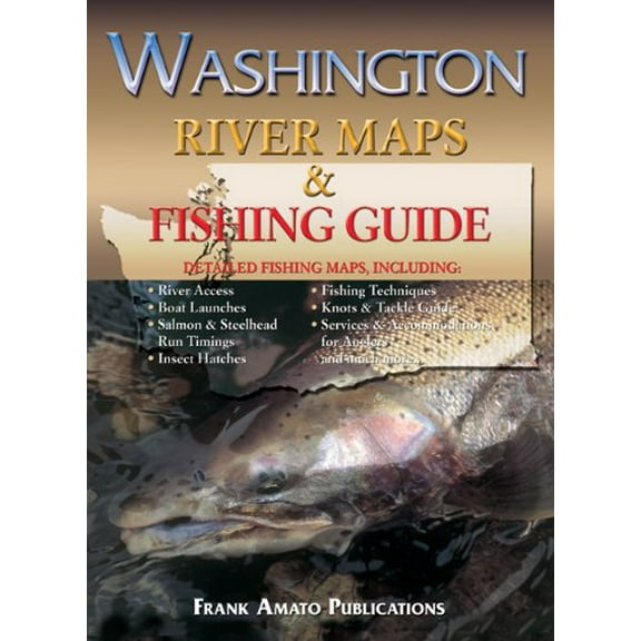 Pre-Owned Washington River Maps & Fishing Guide Paperback
