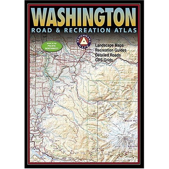 Pre-Owned Washington Road and Recreation Atlas 2004 (Benchmark Map: New Mexico Road & Recreation Atlas) Paperback