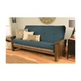 thumbnail image 1 of Washington Rustic Walnut Futon Frame with Suede Navy Mattress - Full Size, 1 of 1