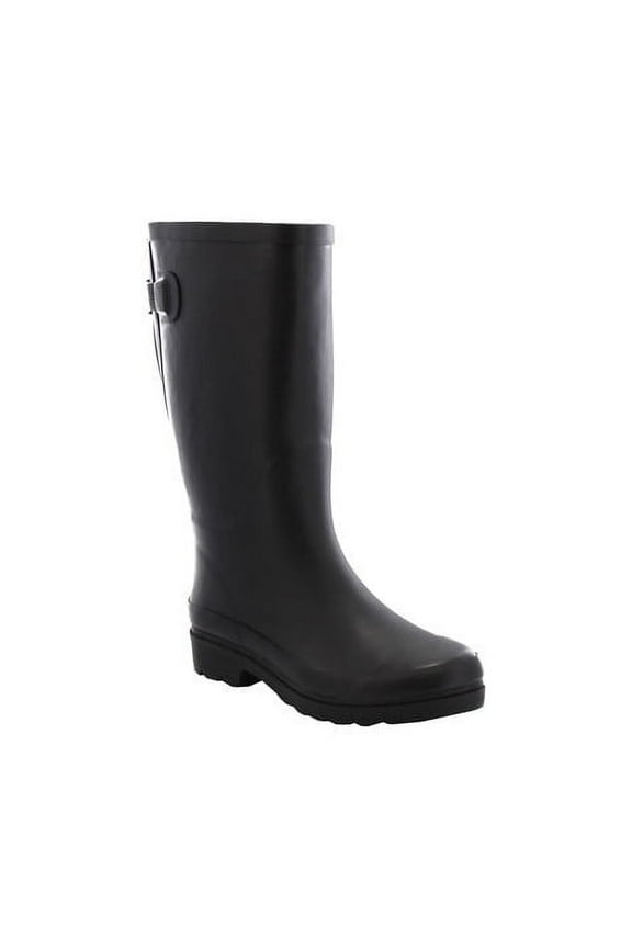 Western Chief Women's Solid Vari-Fit Rain Boot Round Toe - 2100385B-BLK 10 M