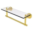 thumbnail image 1 of Washington Square Collection 16" Glass Vanity Shelf with Integrated Towel Bar (Build to Order), 1 of 3
