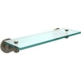 thumbnail image 1 of Washington Square Collection Glass Vanity Shelf with Beveled Edges - Antique Pewter / 16 Inch, 1 of 5