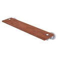 thumbnail image 1 of Washington Square Collection Solid IPE Ironwood Shelf - Matte White / 22 Inch, 1 of 6