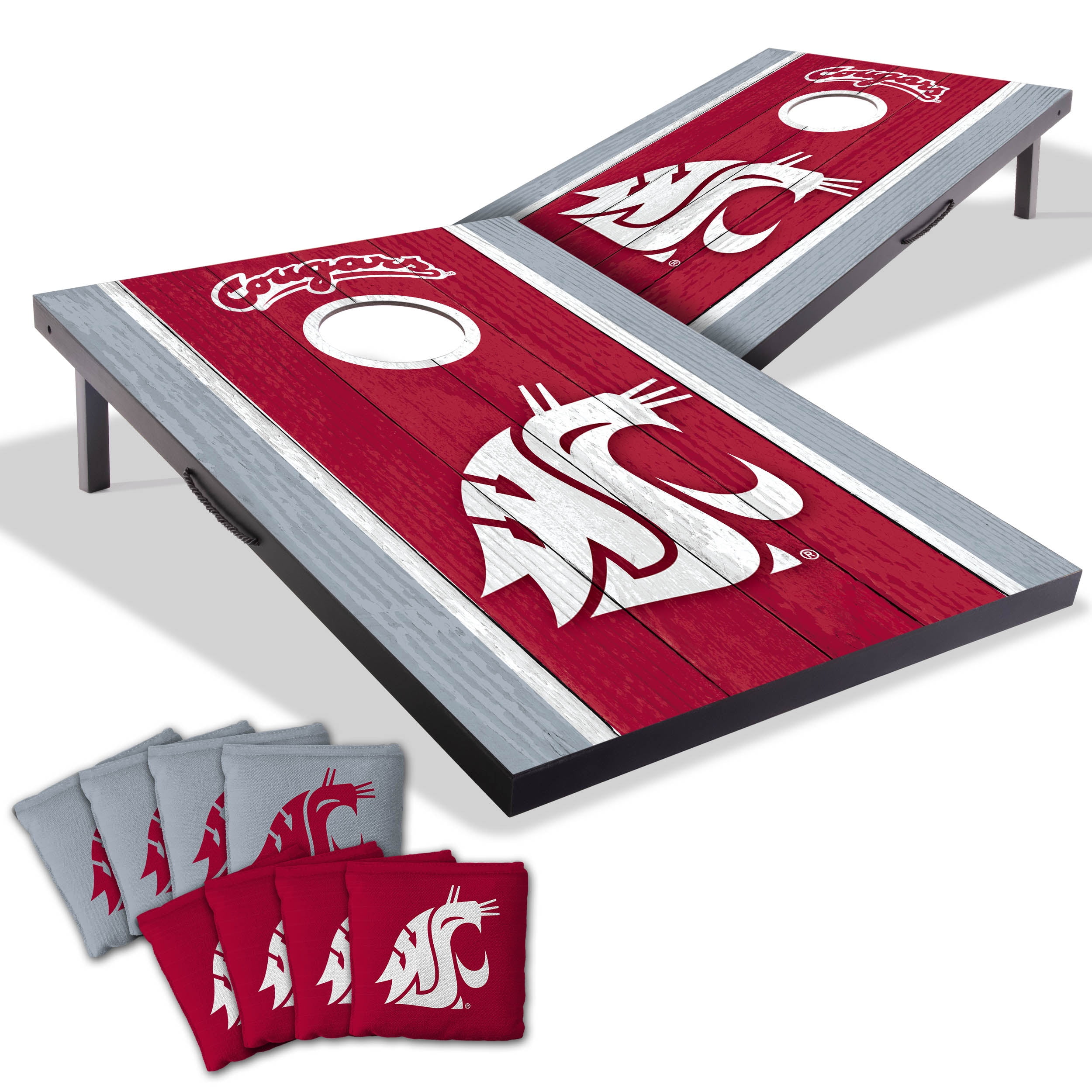 Washington St Cougars 2x3 MDF Cornhole Game Set