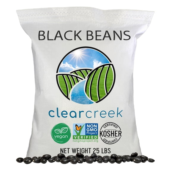 Grown in Washington Black Beans | 25 lb | Non-GMO | Kosher | Vegan | Non-Irradiated
