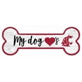 thumbnail image 1 of Washington State Cougars 6" x 12" Team Dog Bone Sign, 1 of 1