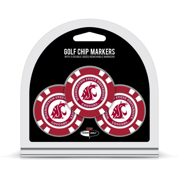 Washington State Cougars Golf Chip 3-Pack Set