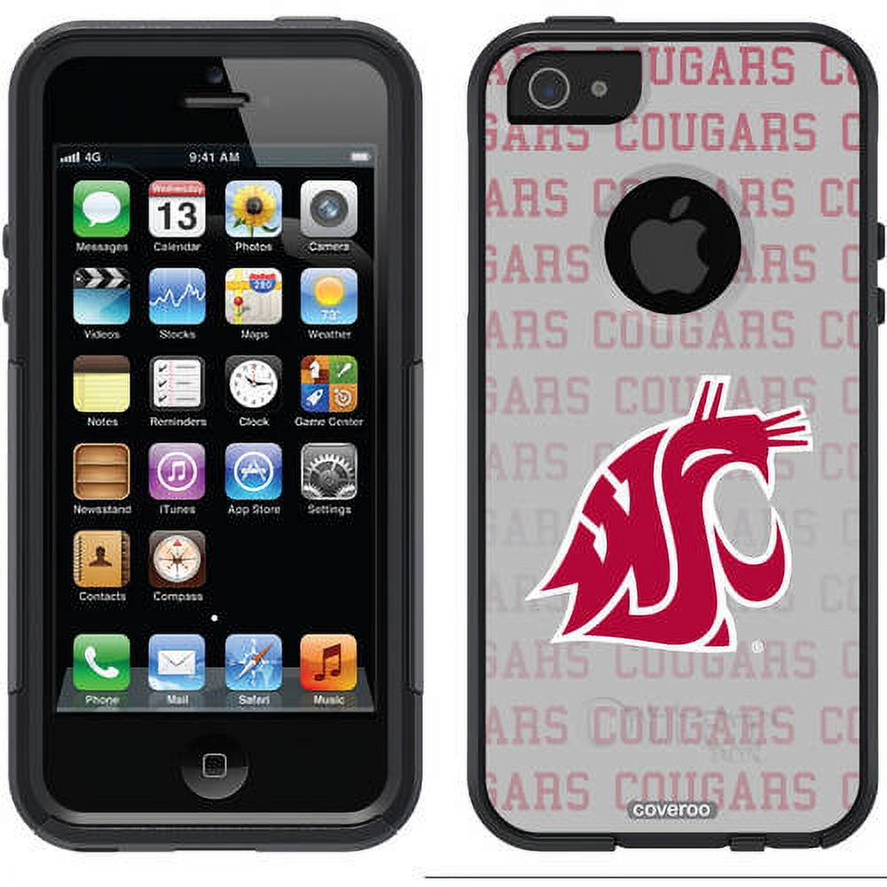 Washington State Cougars Repeating Design on OtterBox Commuter Series Case for Apple iPhone 5/5s - image 1 of 1
