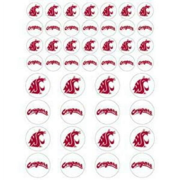 Washington State Cougars Small Sticker Sheet - 2 Sheets