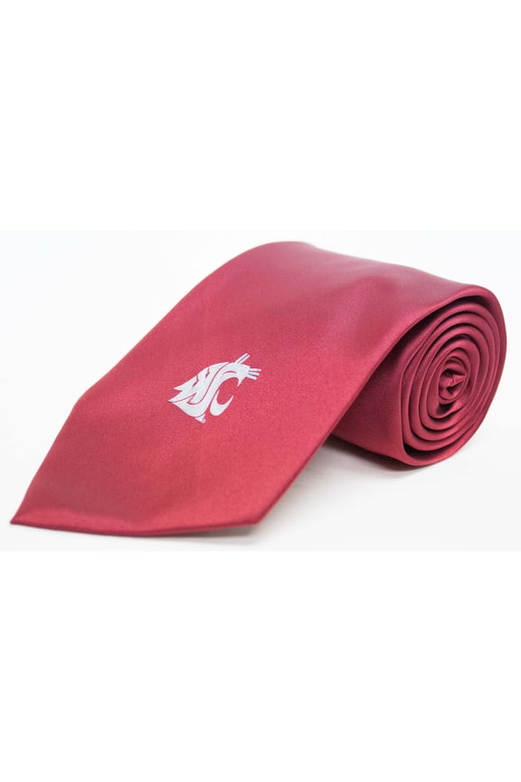 Washington State Cougars Solid Necktie - Donegal Bay - Unisex - One Size