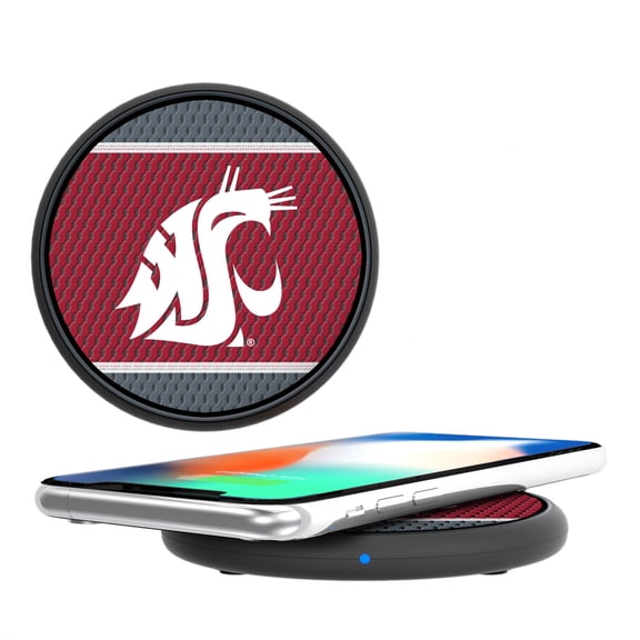 Keyscaper  Washington State Cougars 15 Watt Wireless Induction Charger