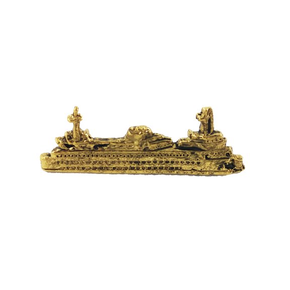 Washington State Ferry Pin Gold Plated Creative Pewter Designs Made in USA