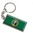 thumbnail image 1 of Washington State Flag Keychain Key Chain Ring, 1 of 1