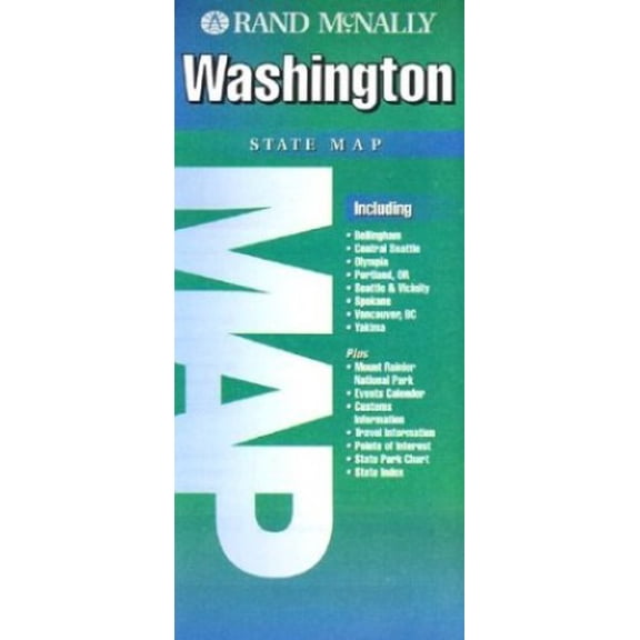 Pre-Owned Washington (State Maps-USA) Paperback