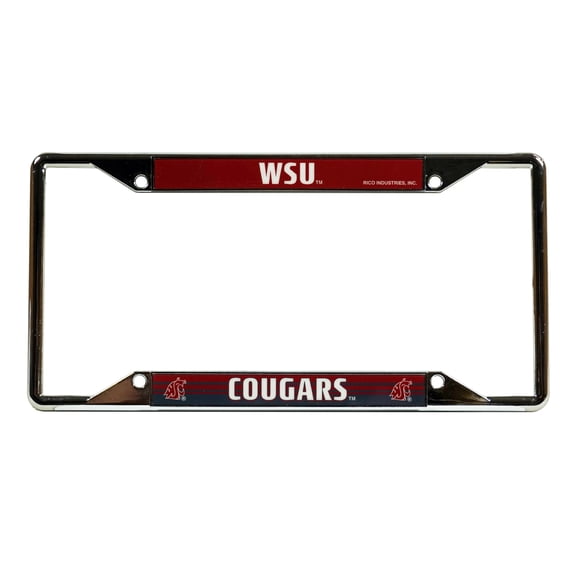 Washington-St-Cougar's Chrome EZ View License Plate Frame