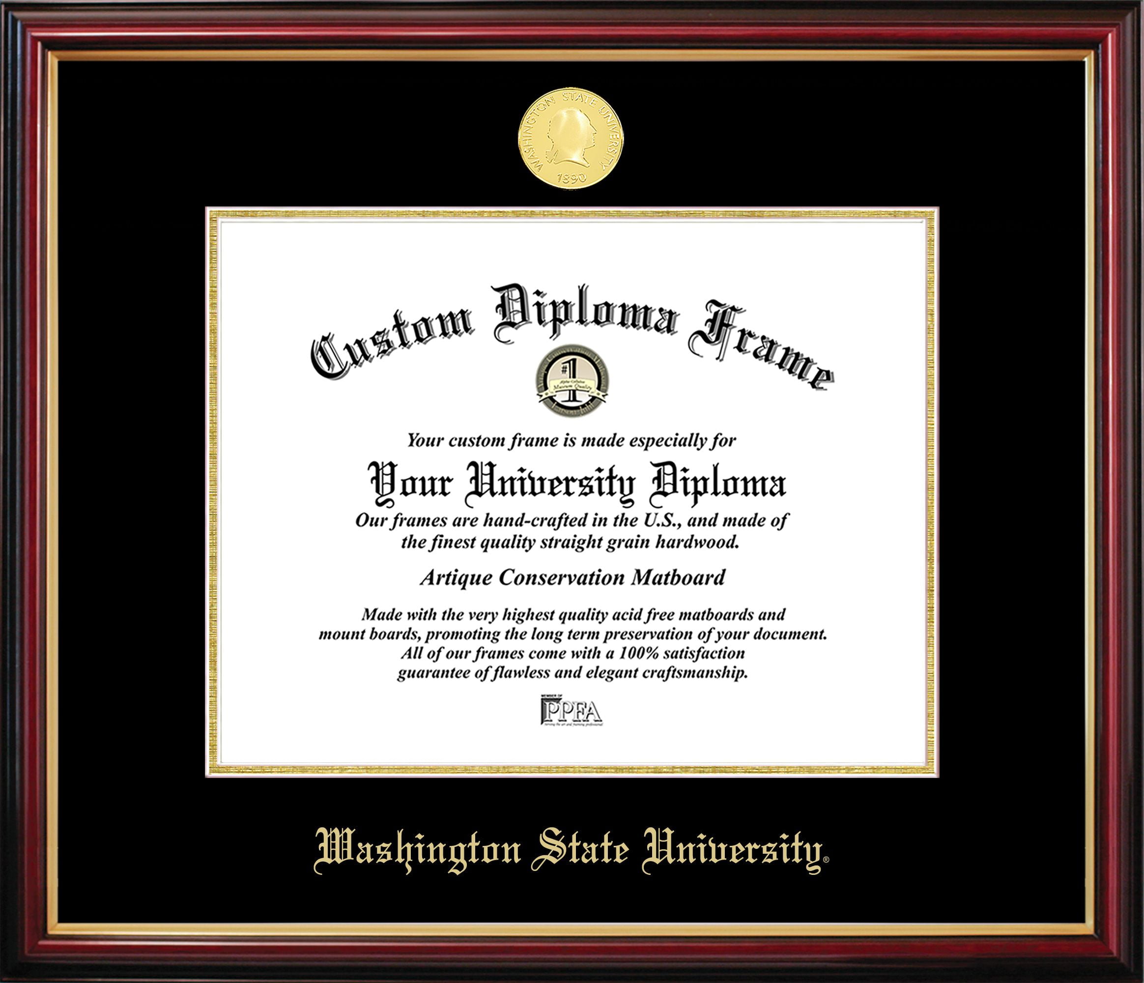 Washington State Petite Diploma Frame