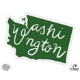 thumbnail image 1 of Washington State Shape - 5" Vinyl Sticker - For Car Laptop I-Pad - Waterproof Decal, 1 of 1