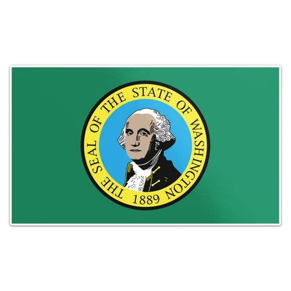 Washington State Sticker Phone Decal Water Bottle Stickers Car Decals, Laptop Sticker