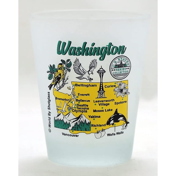 Washington State US States Series Collection Shot Glass
