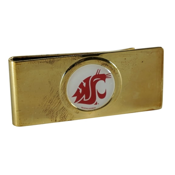 Washington-St-WSU-Cougar's Gold Plated Solid Brass Money Clip