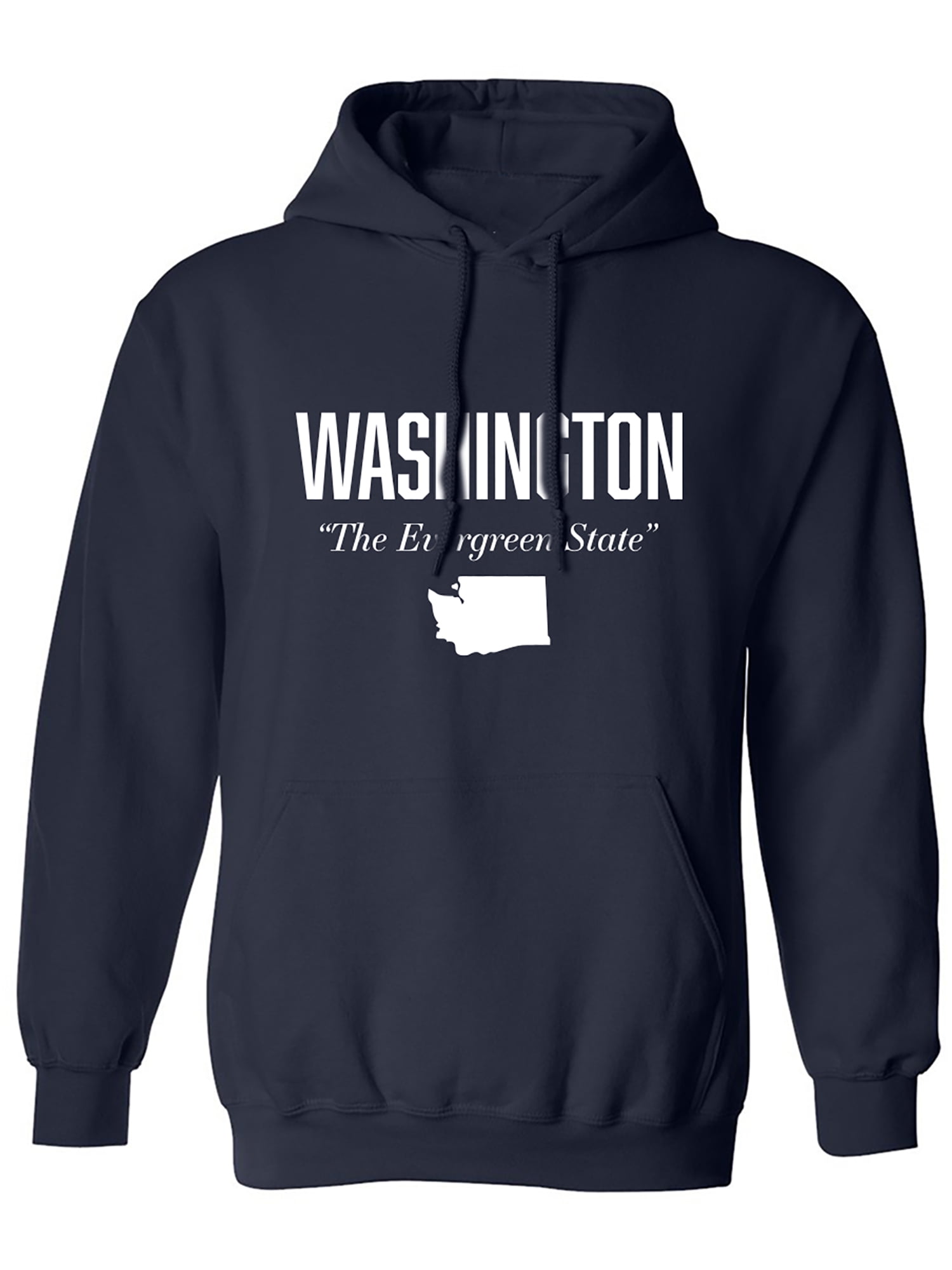 Washington The Evergreen State Adult Hooded Sweatshirt