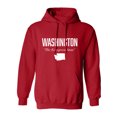 thumbnail image 1 of Washington The Evergreen State Adult Hooded Sweatshirt, 1 of 3