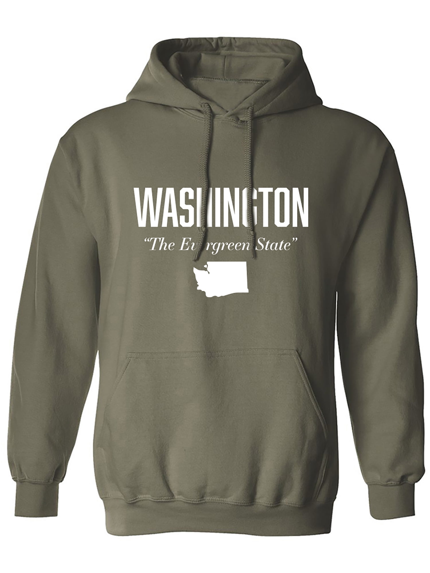 Washington The Evergreen State Adult Hooded Sweatshirt