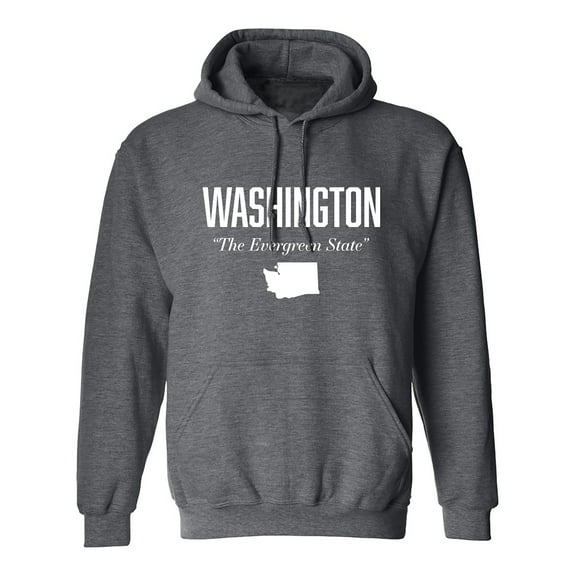 Washington The Evergreen State Adult Hooded Sweatshirt