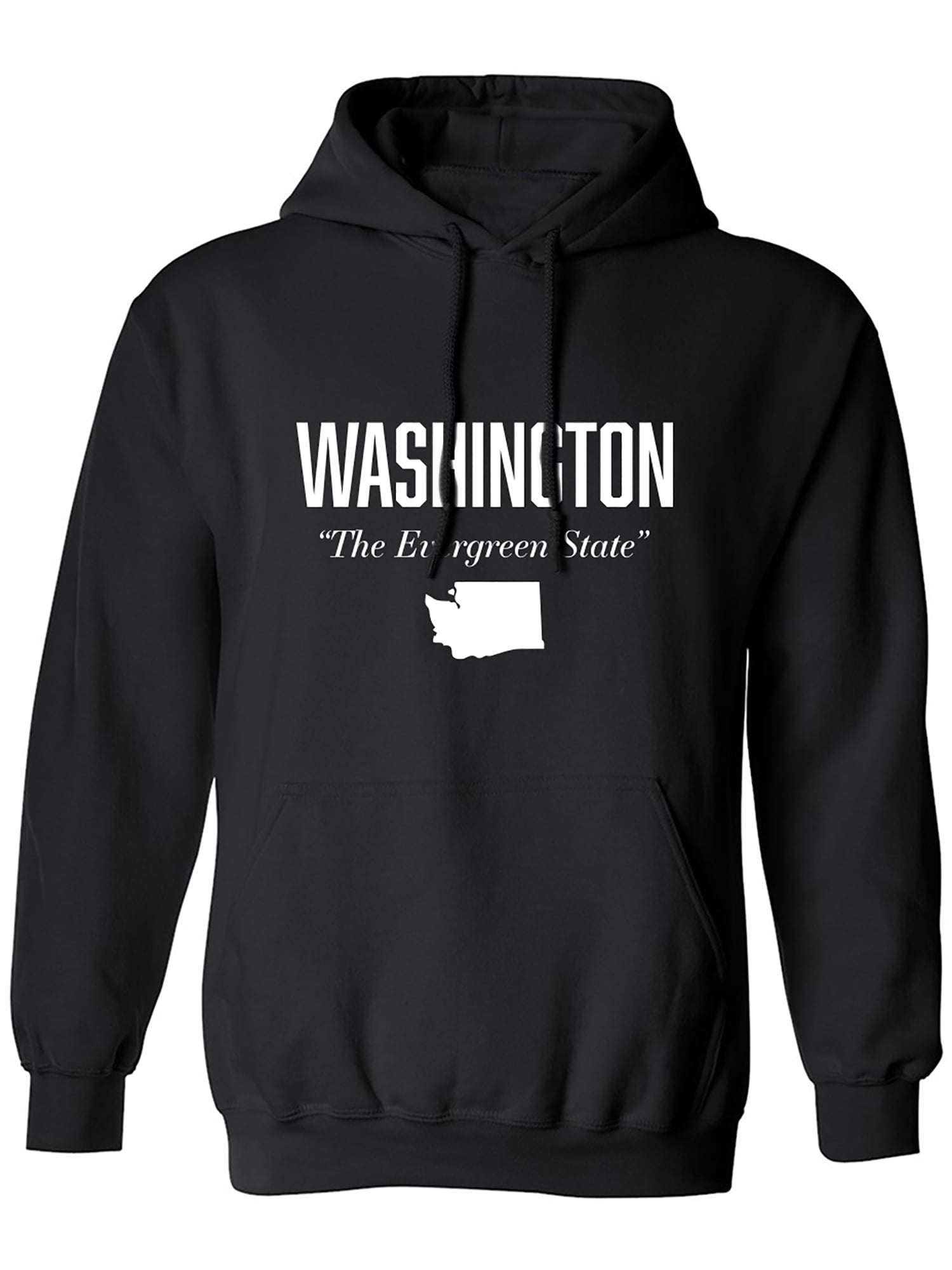 Washington The Evergreen State Adult Hooded Sweatshirt