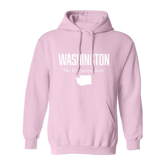 Washington The Evergreen State Adult Hooded Sweatshirt