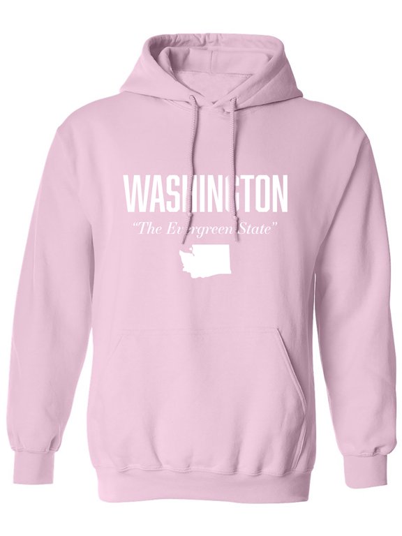 Washington The Evergreen State Adult Hooded Sweatshirt
