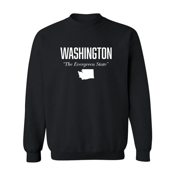Washington The Evergreen State Crewneck Sweatshirt