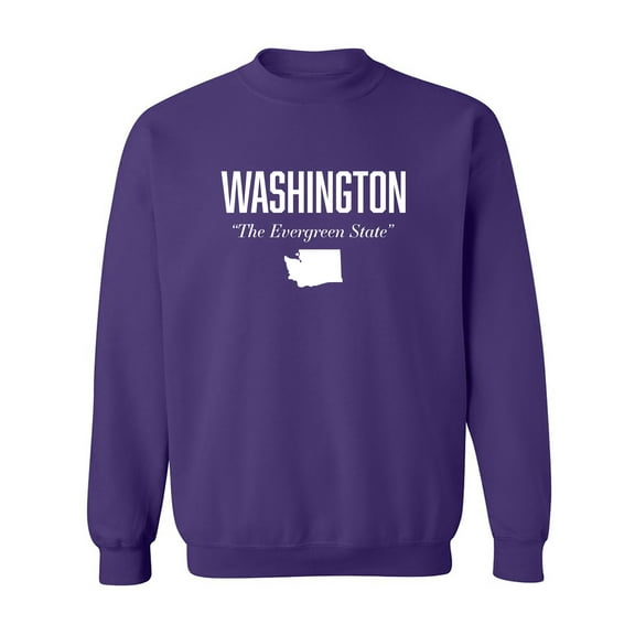 Washington The Evergreen State Crewneck Sweatshirt