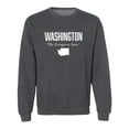 thumbnail image 1 of Washington The Evergreen State Crewneck Sweatshirt, 1 of 3