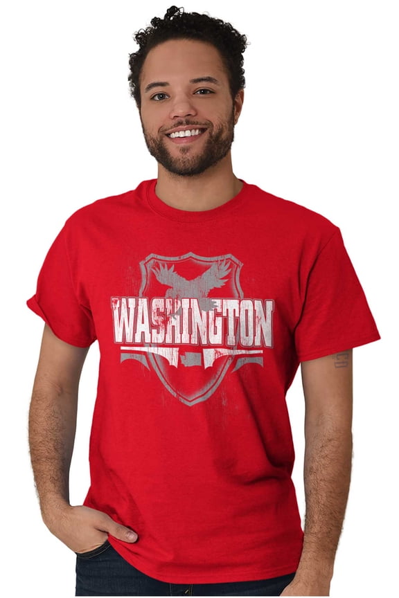 Washington WA Pride Gameday Spirit Men's Graphic T Shirt Tees Brisco Brands L