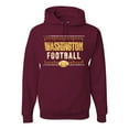 thumbnail image 1 of Washington WAS Hometown City Football Fan Pride Sports Unisex Graphic Hoodie Sweatshirt, Maroon, Large, 1 of 3