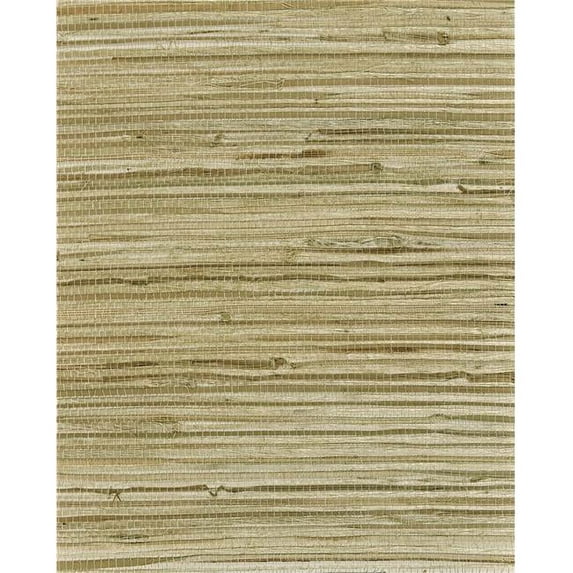 Washington Wall Covers AS610-0001 Blend Natural Grasscloth Wallpaper - Double Roll, Pale Straw