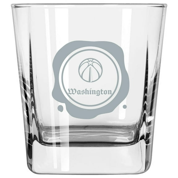 Washington Wizards 14oz. Frost Stamp Old Fashioned Glass