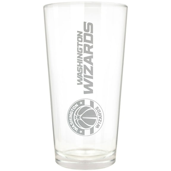 Washington Wizards Etched 16oz. Vertical Rally Cry Pint Glass