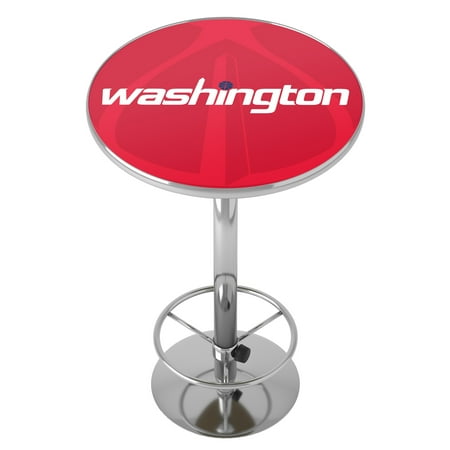 Washington Wizards NBA Fade Chrome Pub Table - Red, White, Blue